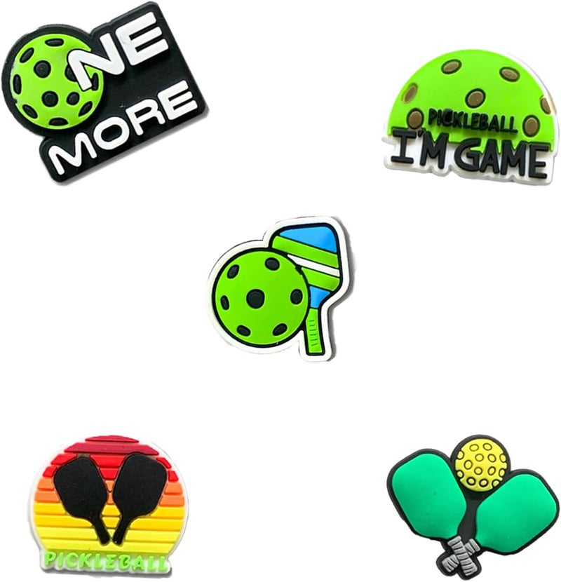 BULKITEM 25PCS Sports Shoe Decoration Charms,Basketball Soccer Baseball Golf Football Shoe Decoration Charms - Image 3